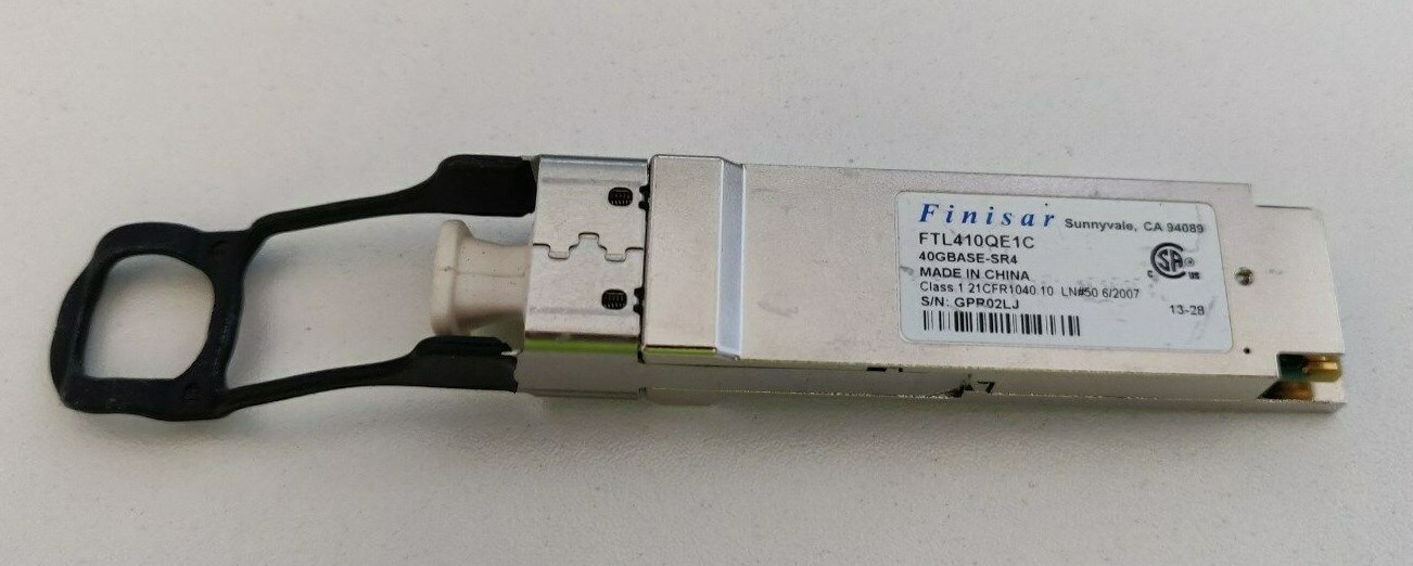 4x Finisar FTL410QE1C 40GBase-SR4 100m QSFP+ Optical Transceiver Modules