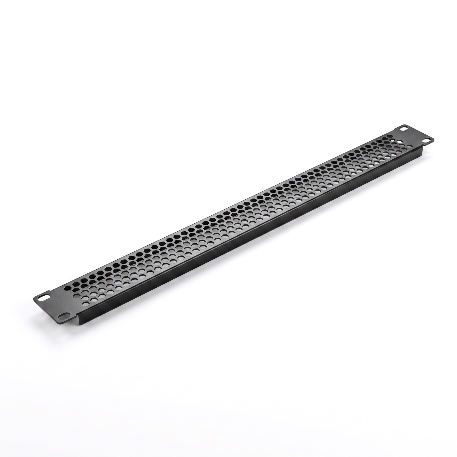 1U/2U Vented Blank Rack Panel - Steel Powder Coated Rack Case Panel 19"