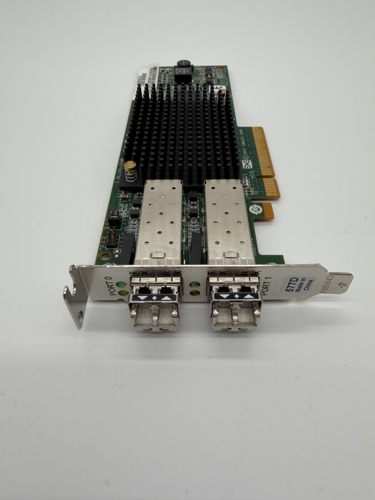 Emulex 8GB Dual Port Fibre LPE12002 P001219 Pci-e Host Bus Adapter