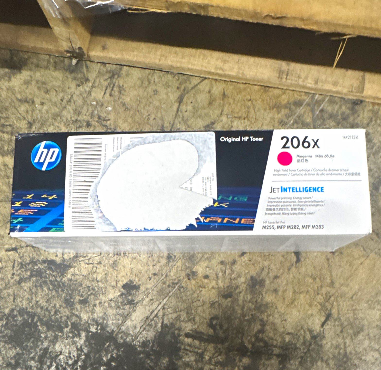HP 206X High Yield Magenta Laser Toner Cartridge W2113X for M255/M282/M283