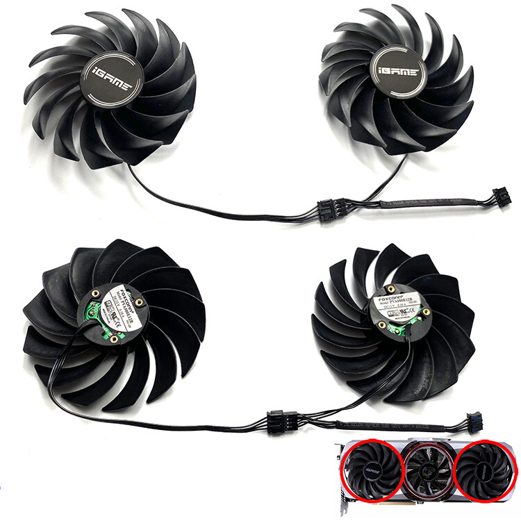 1/2/3 PCS Cooling Fan for Colorful RTX3060 3060ti 3070 3070ti 3080 3080ti 3090