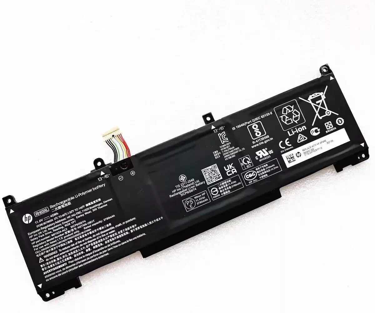 Genuine 51.3Wh RH03XL battery for HP Probook 440 G10/445 G9 G10/450 G10/455 G10