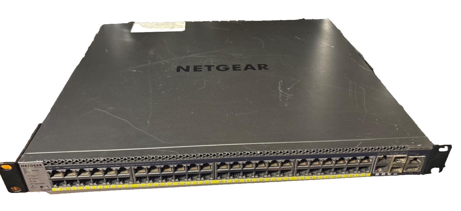 NETGEAR ProSAFE M4300-52G-PoE+ 48-port Copper 1G PoE+ Switch GSM4352PS