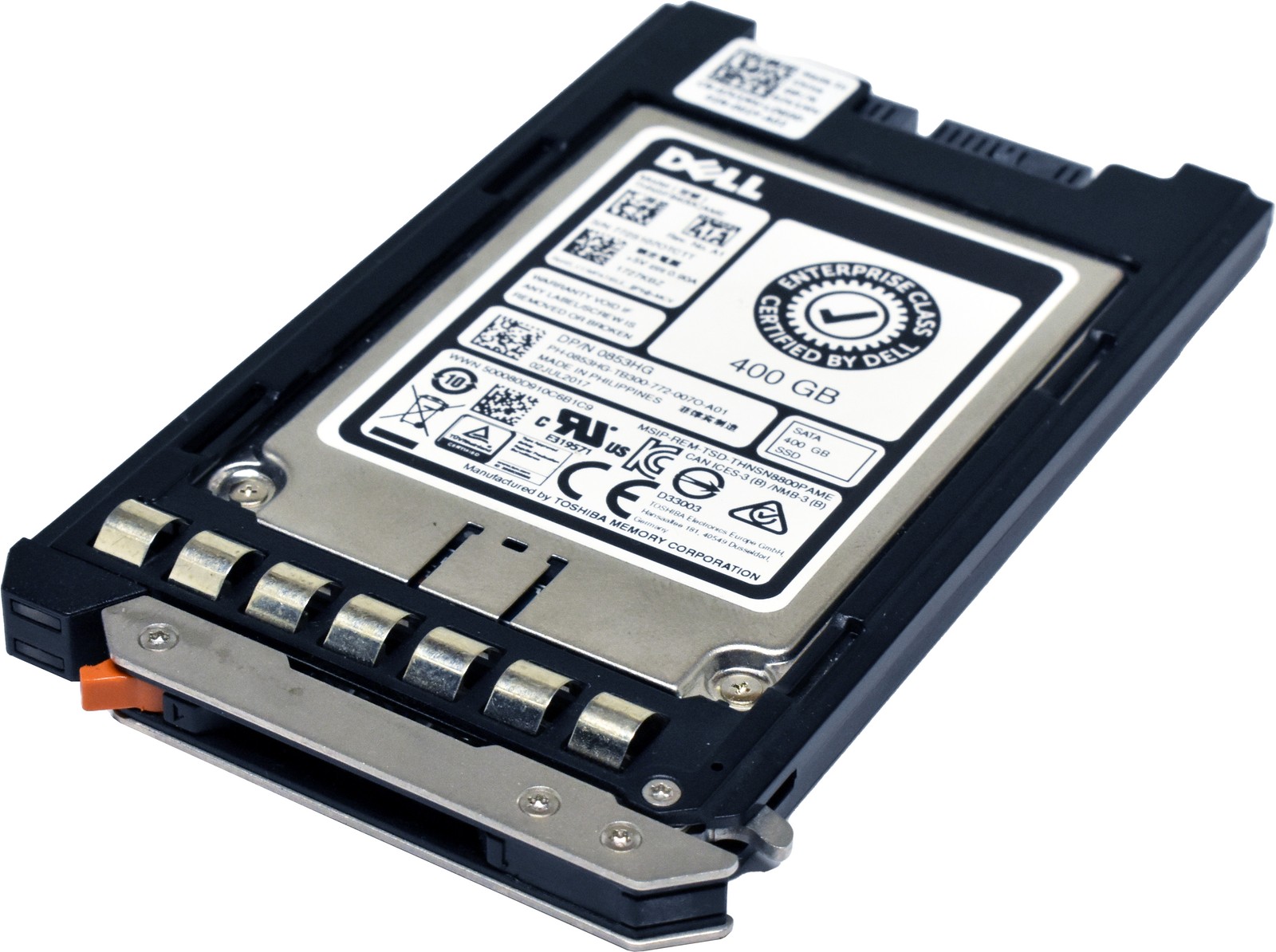 Dell Toshiba 400GB 0853HG THNSF8400CAME 1.8" 6G SATA SSD