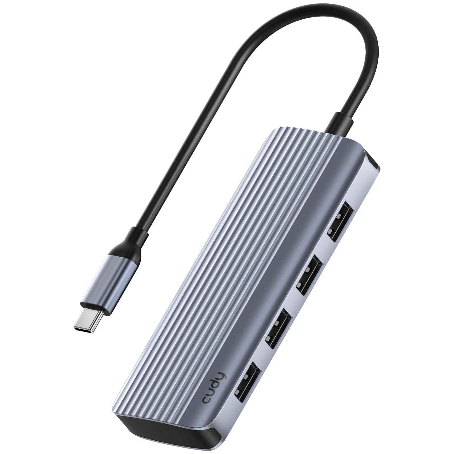 Cudy UH500 USB C Hub for Laptop/PC, Gigabit 3.2 Multiport Adapter, silver 