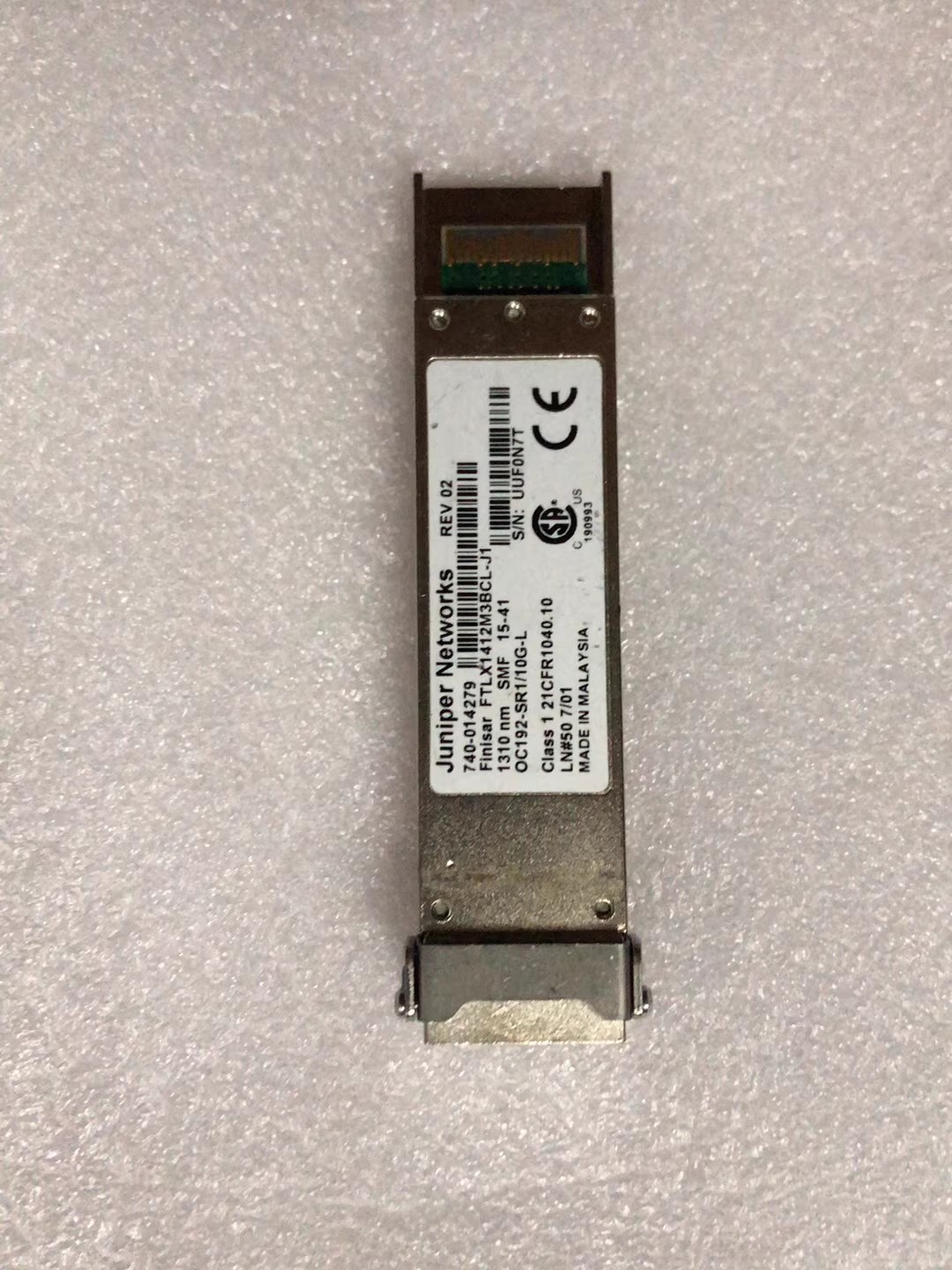 2 PCS Juniper 740-014279 10G FTLX1412M3BCL-J1 FINISAR OC192-SR1/10G-L SMF 1310NM