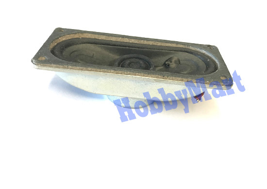 Micro Metal Plate Rectangle Frame Speaker 70mm x 30mm x 19mm 8 Ohms 3.0 Watt x 1