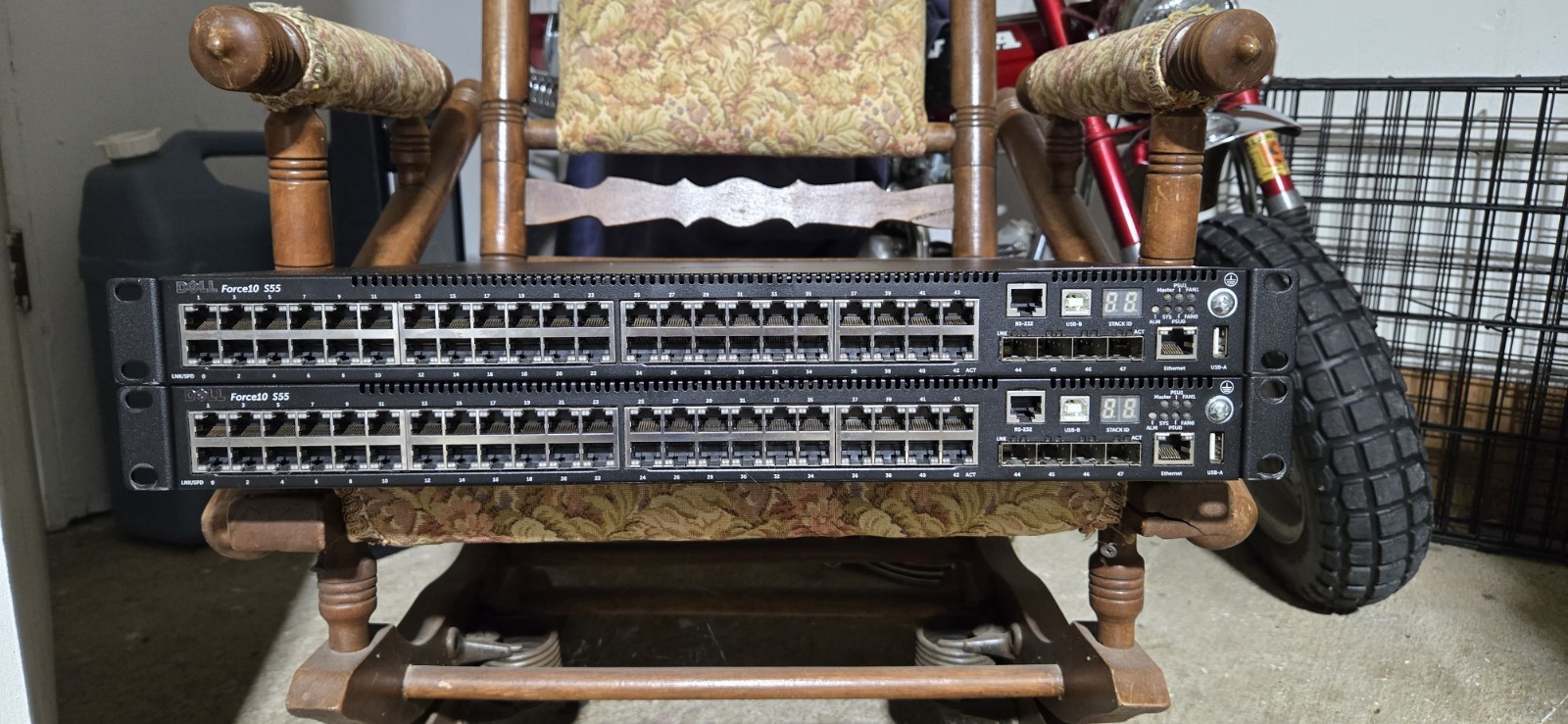 Dell Force10 S55T 48-Port GbE 4x10GbE SFP+ Network Switch Tested