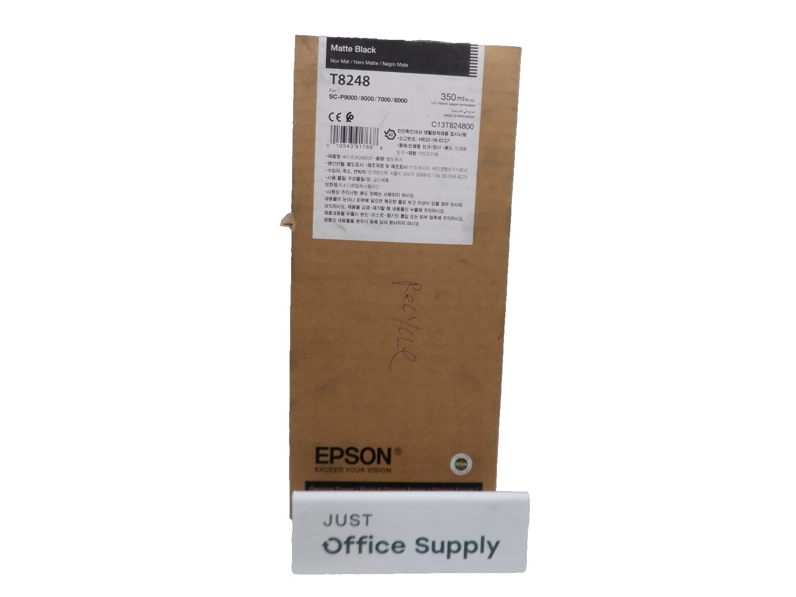 Genuine Epson T8248 Matte Black 350ml Ink Cartridge  