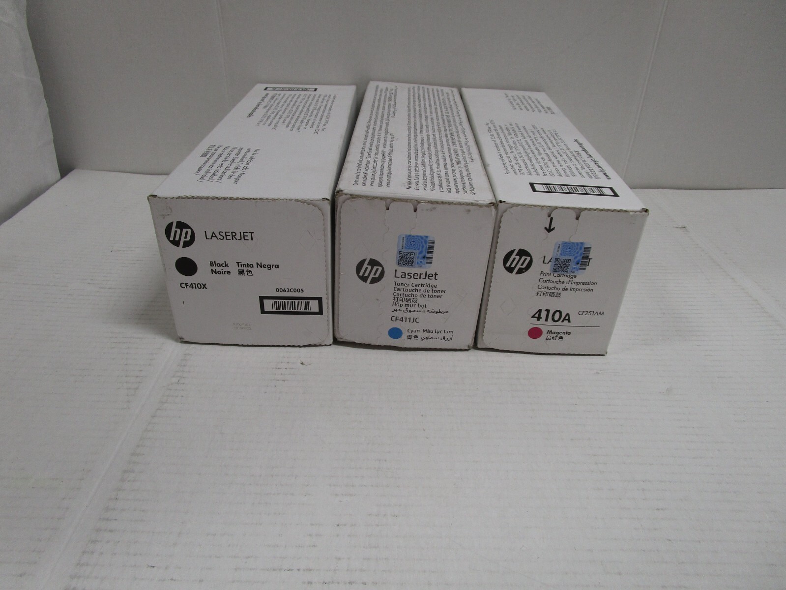 GENUINE HP 410 TONER CARTRIDGES CF410X CF411JC CF413A NEW SEALED SEE PHOTOS