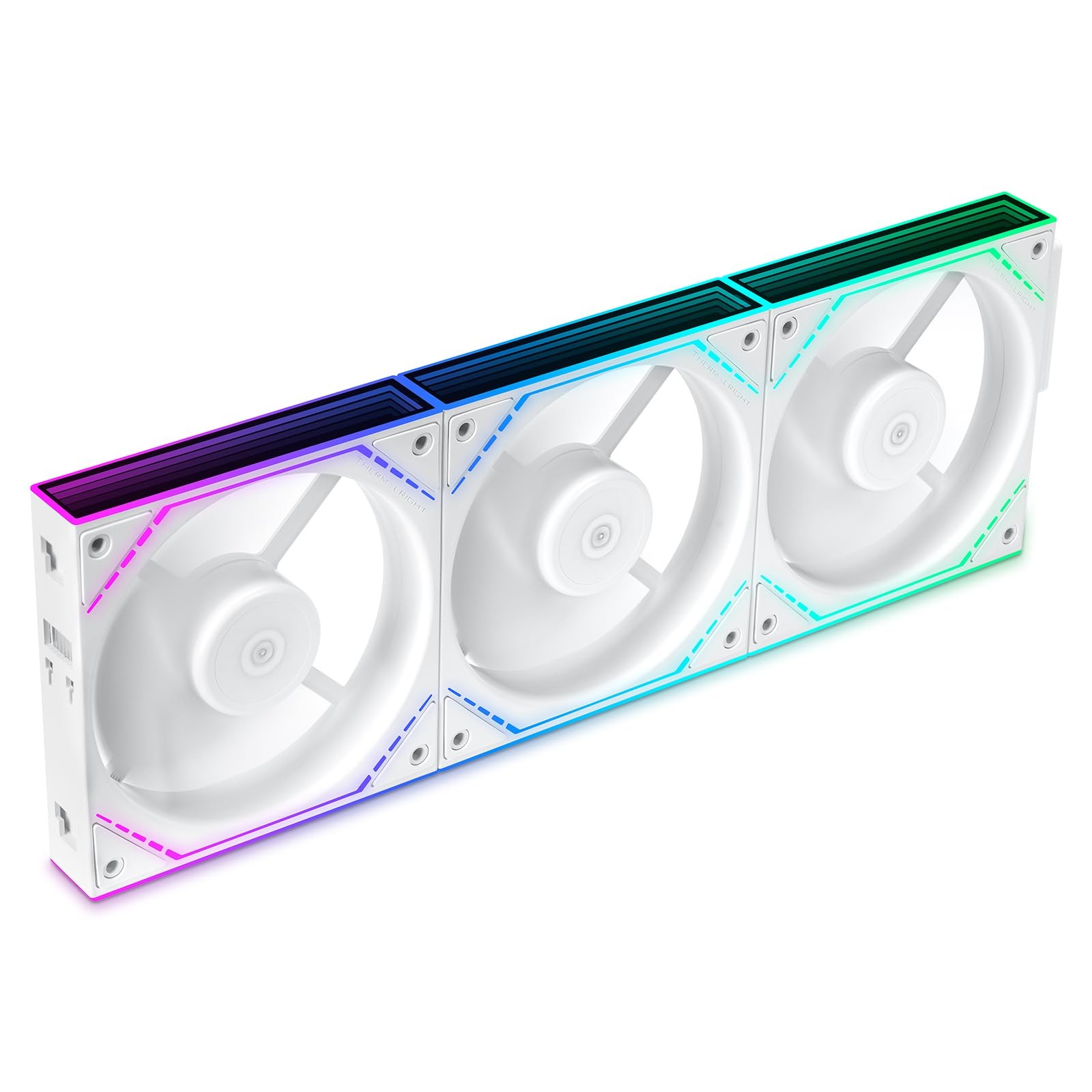 TL-M12QRW X3 120mm Reverse Blade PC Case Fans, 1500RPM Airflow, Daisy-Chain