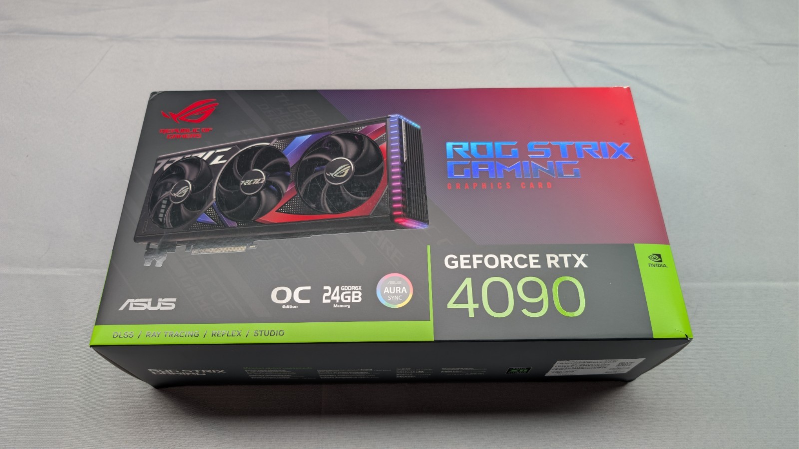 ASUS ROG Strix GeForce RTX 4090 OC 24GB Black GPU Graphics Card