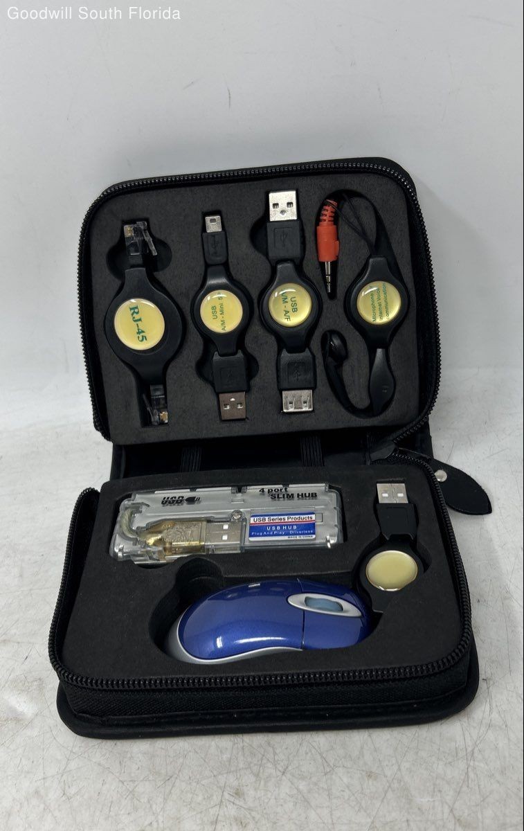 Retractable Cables Mini USB Mouse Computer Accessories With Case Not Tested