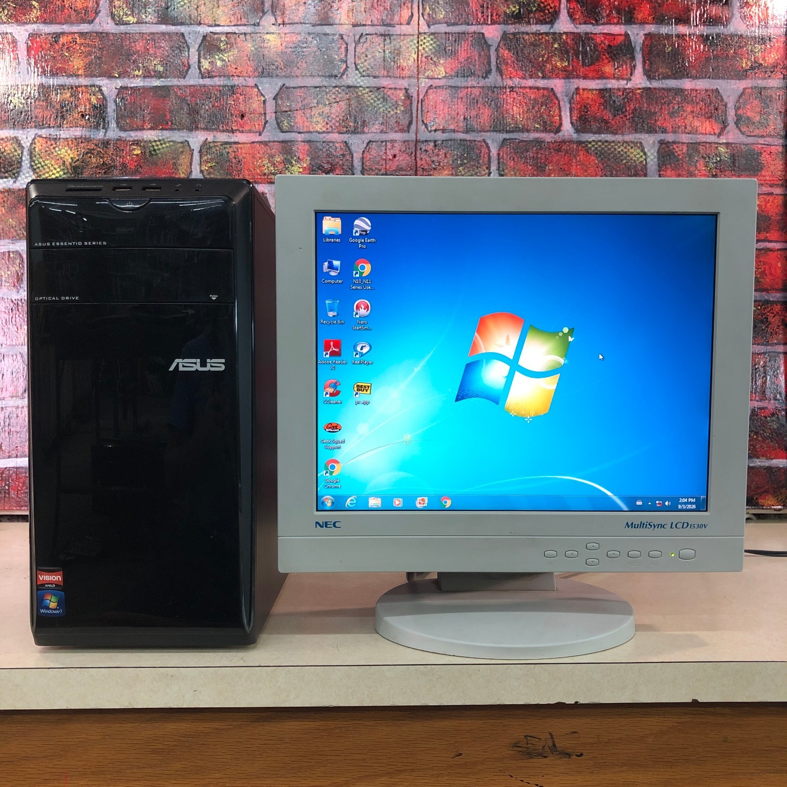 ASUS Desktop PC Retro Gaming AMD Athlon II 2.80GHz 4GB RAM 1TB HDD (Windows 7)