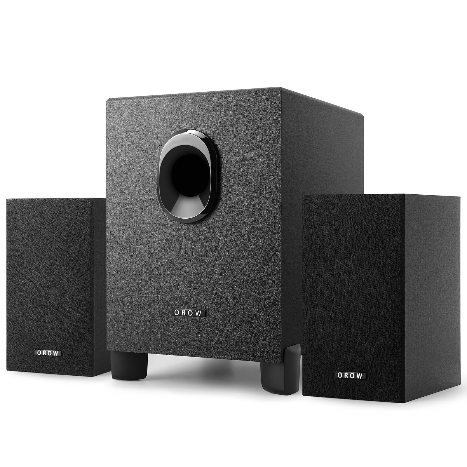 OROW S211 New USB-Powered 2.1 Multimedia Speakers System with Subwoofer,16W C...