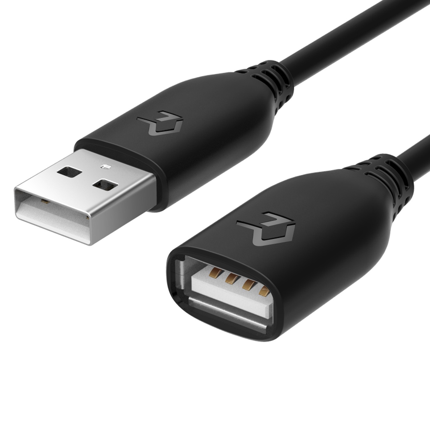 Rankie USB 2.0 Extension Cable, High-speed,  A-Male to A-Female, 3 Feet