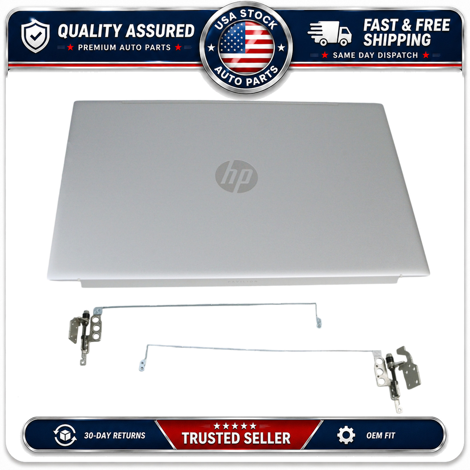 M08901-001 NEW LCD Back Lid Cover Hinges for HP Pavilion 15-EG 15-EH 15Z-EH