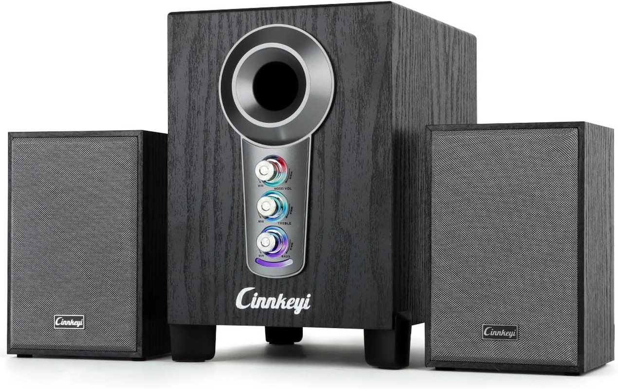 LED Computer Speakers with Subwoofer – 2.1 PC Speakers