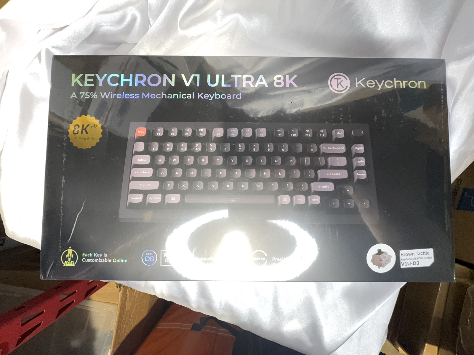 Keychron V1U-D3 Ultra 8K Polling Rate Wireless (2.4 Ghz &amp; Bluetooth)