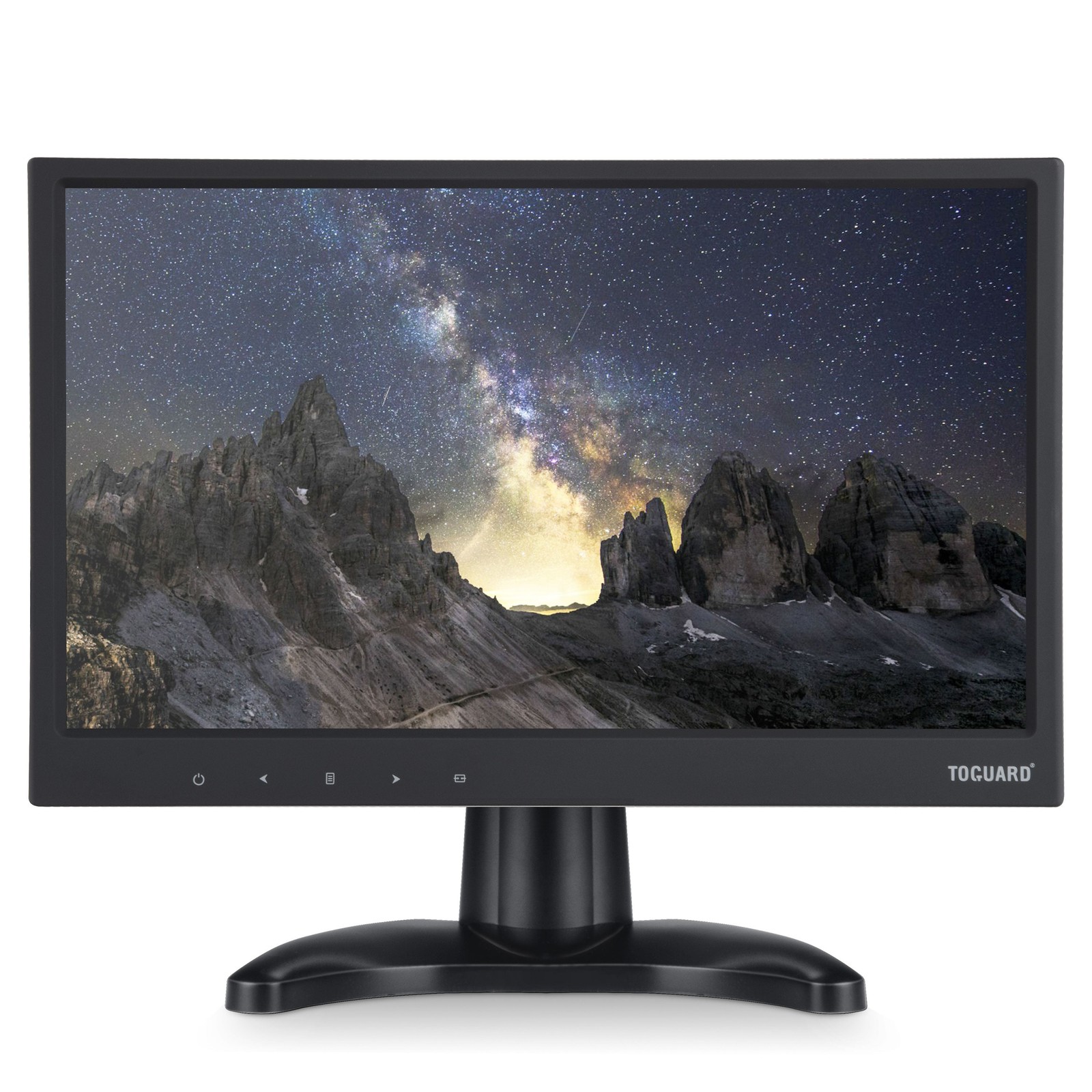 TOGUARD Security Monitor 15.6"LCD Monitor Display Screen with AV VGA HDMI for PC