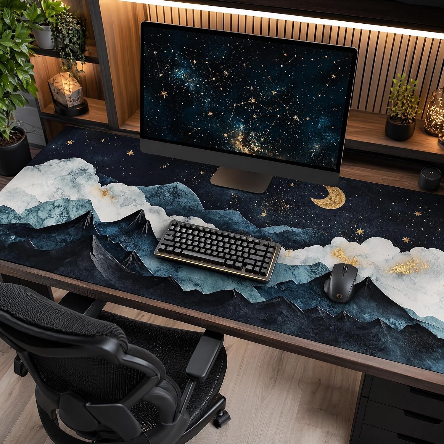 Mountain 3XL Gaming Mouse Pad 48"x24",Non-Slip Base Extended Large Desk Mat