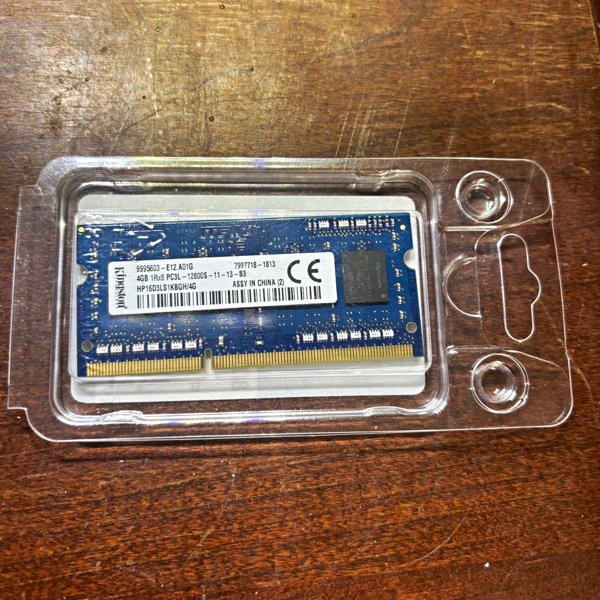 Kingston 4GB DDR3L-1600 PC3L-12800S 204-Pin SO-DIMM Non-ECC RAM