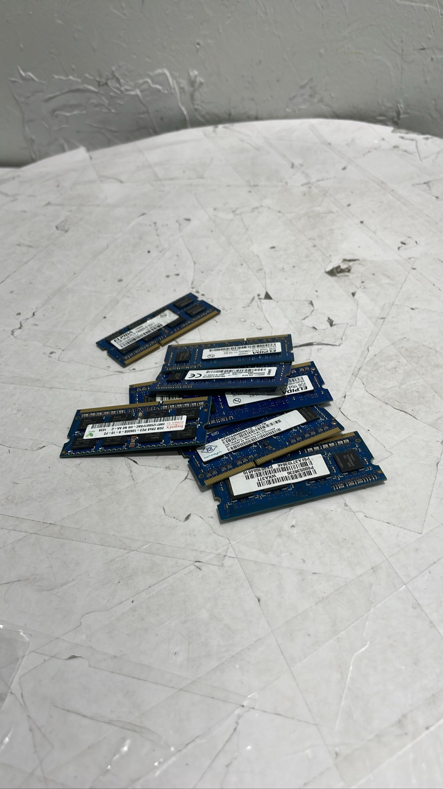 Mixed Laptop SO-DIMM RAM Memory Hynix Elpida Kingston Nanya Lot Of 8