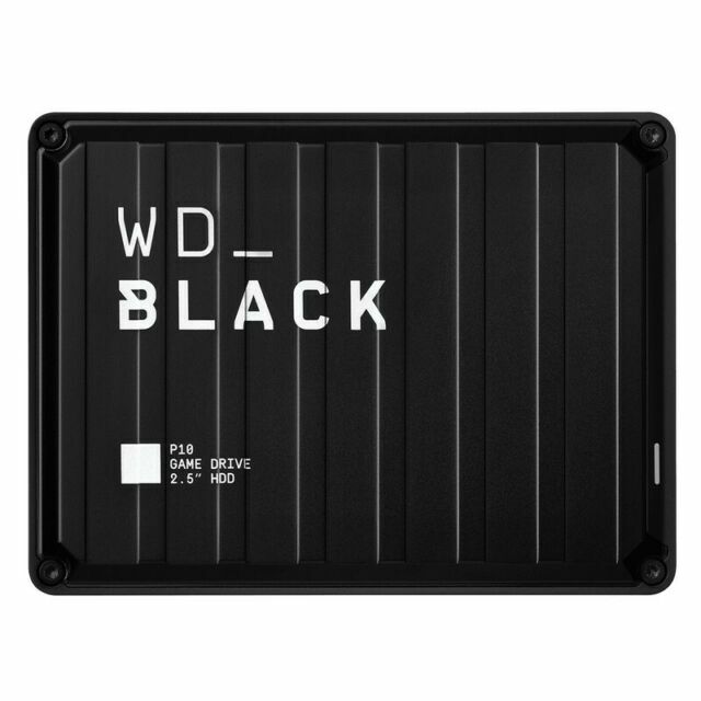 Western Digital WD Black P10 4TB External  2.5 WDBA3A0040BBKWESN Game Hard Drive