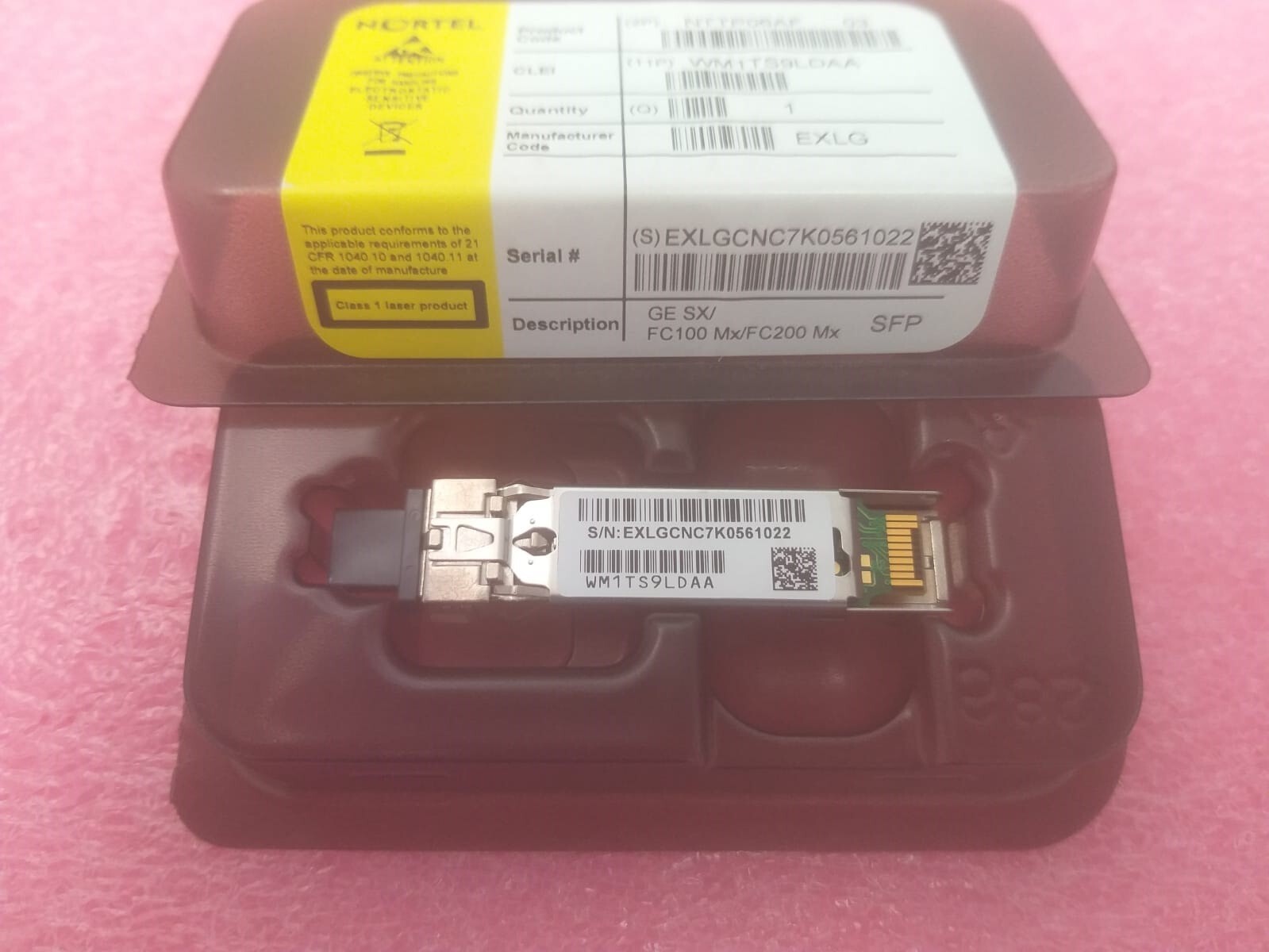 Nortel NTTP06AF, WM1TS9LDAA, GE SX/FC100, MX/FC200