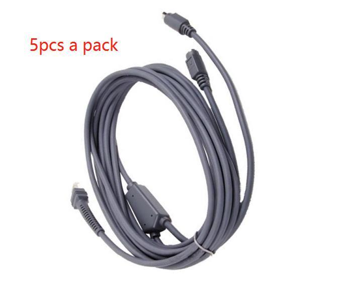 5PCS  PS2 Keyboard Wedge Cable for  Symbol DS6708 SL9203 16FT 5M