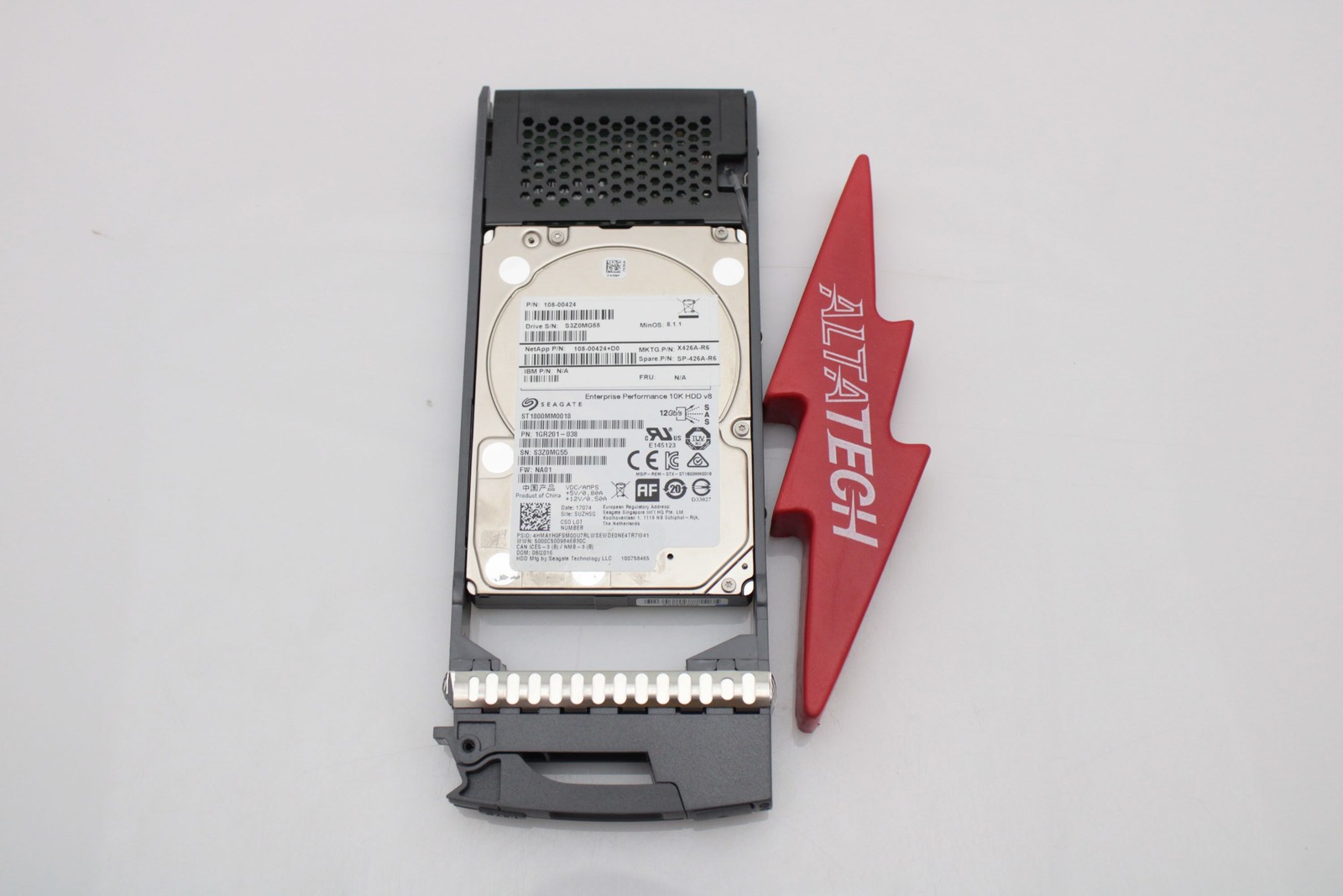 NetApp 1.8TB 10k rpm 12Gbps SAS SFF Hard Disk Drive X426A-R6 108-00424, 2.5" HDD