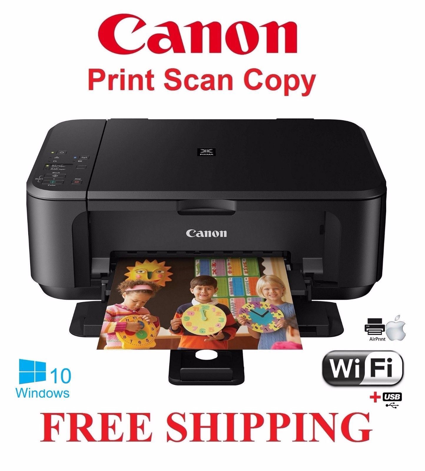NEW Canon Pixma MG3620 All In One Wireless-Printer-Scan Copy-Business