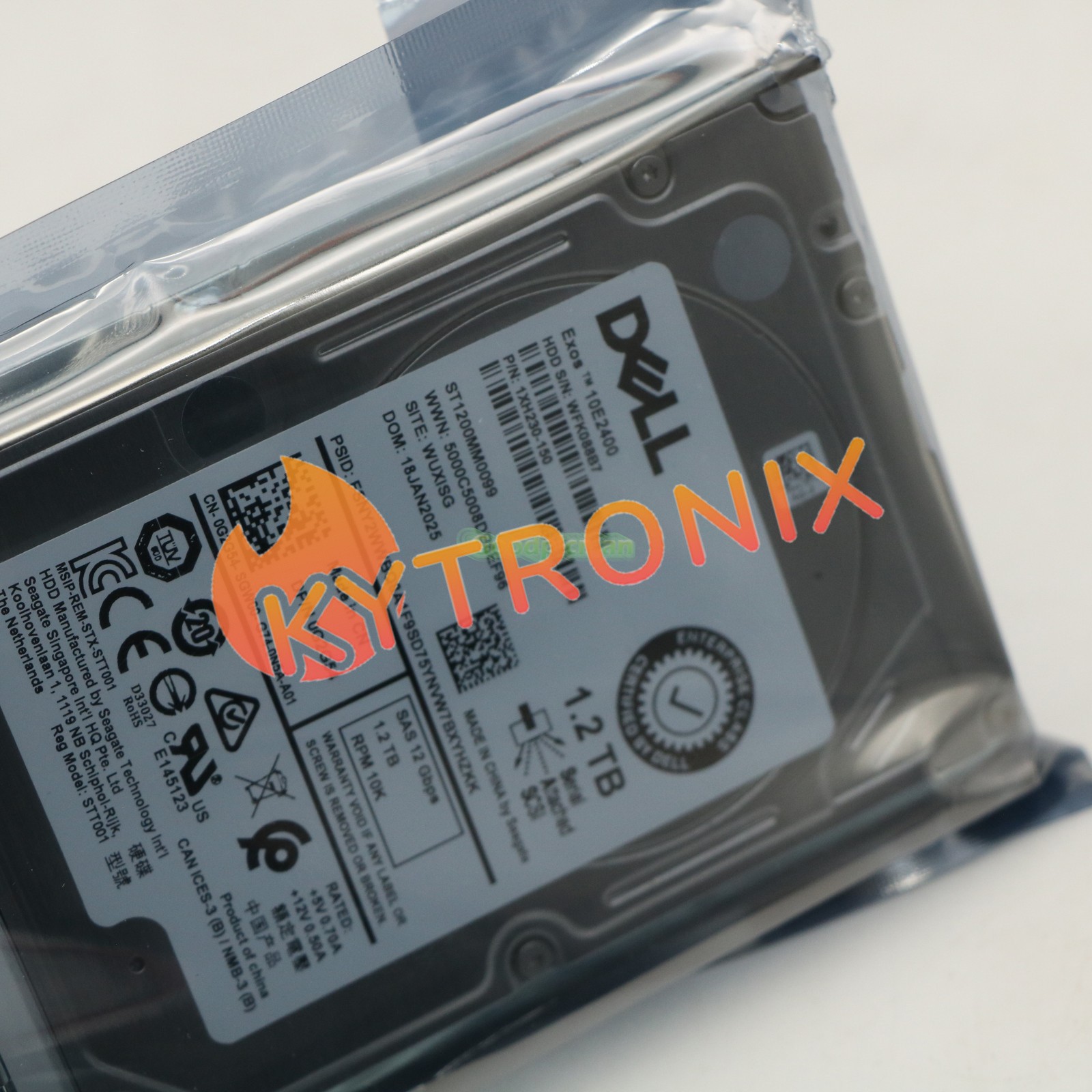 1PCS New DELL 1.2TB 12Gb/s 2.5" 10K Enterprise Hard Drive ST1200MM0099 HDD