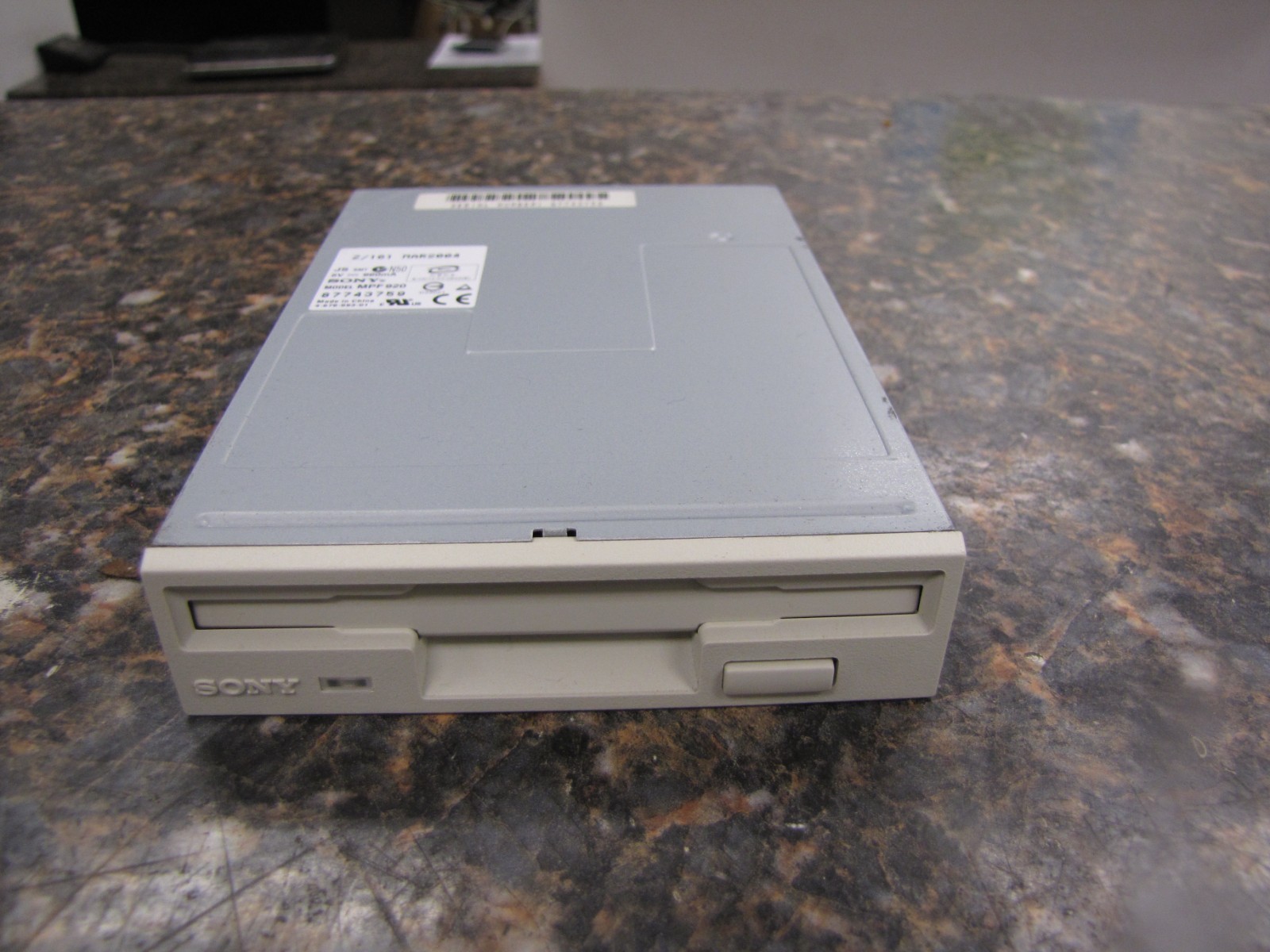 Sony MPF920 144Mb PC  3.5" Internal Floppy Disk Drive Beige -EXCELLENT- NA41