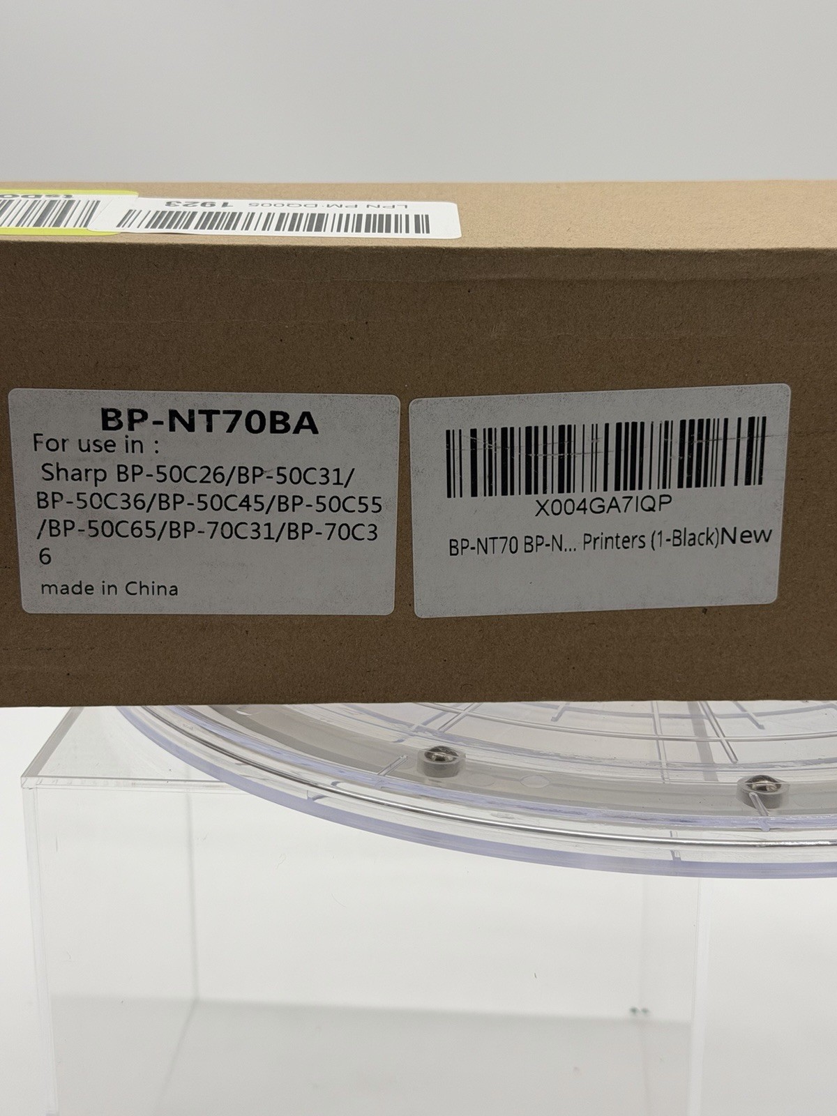 BP-NT70BA BP-NT70 Black Toner Cartridge Compatible with Sharp BP-50C26 BP-70C31