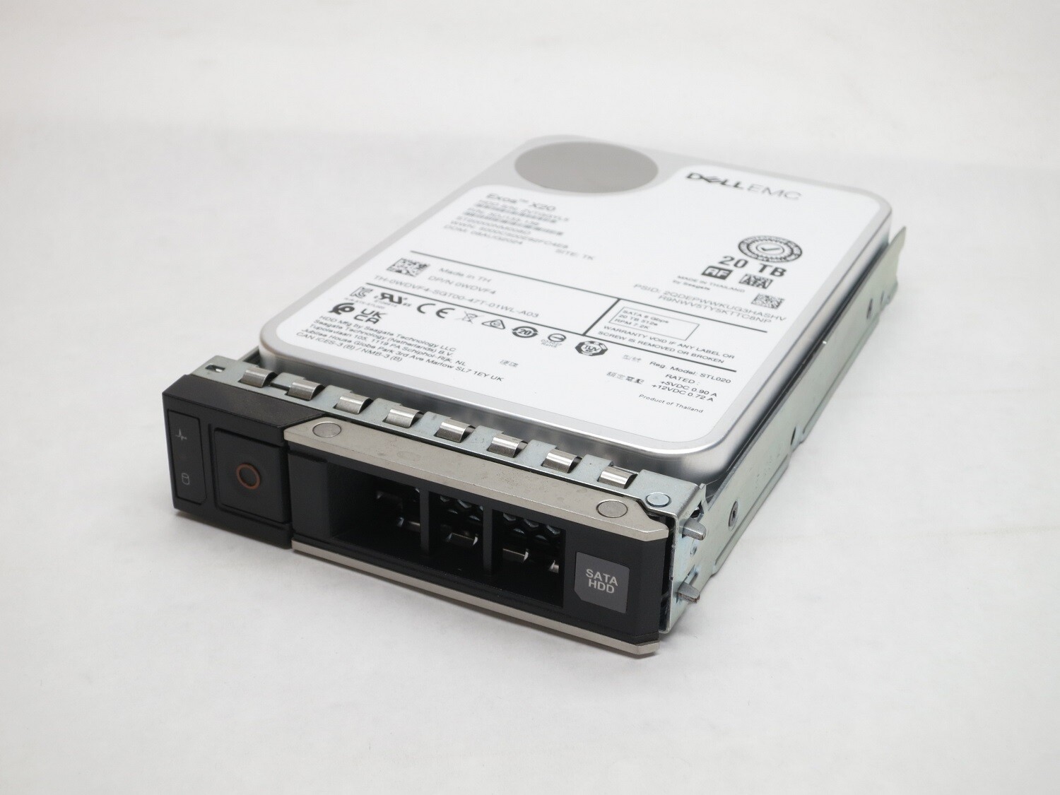 161-BBWB DELL 20TB 7.2K SATA 3.5 6Gbps HDD 512e 14G 15G 16G KIT
