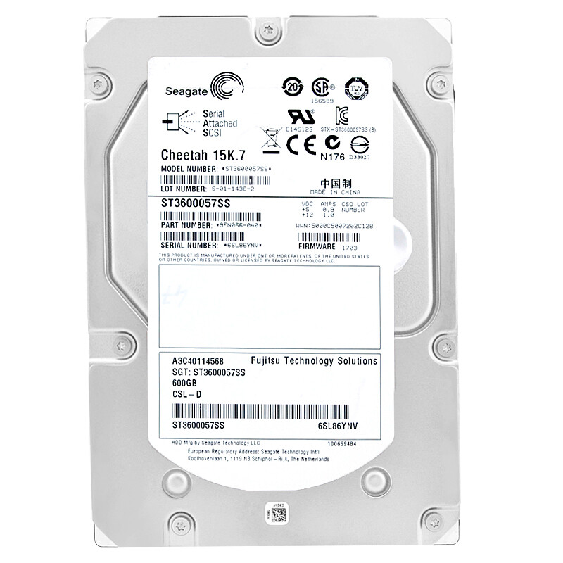 Hard Drive Fujitsu ST3600057SS 600GB 15000Rpm SAS II 3.5'' inch A3C40114568
