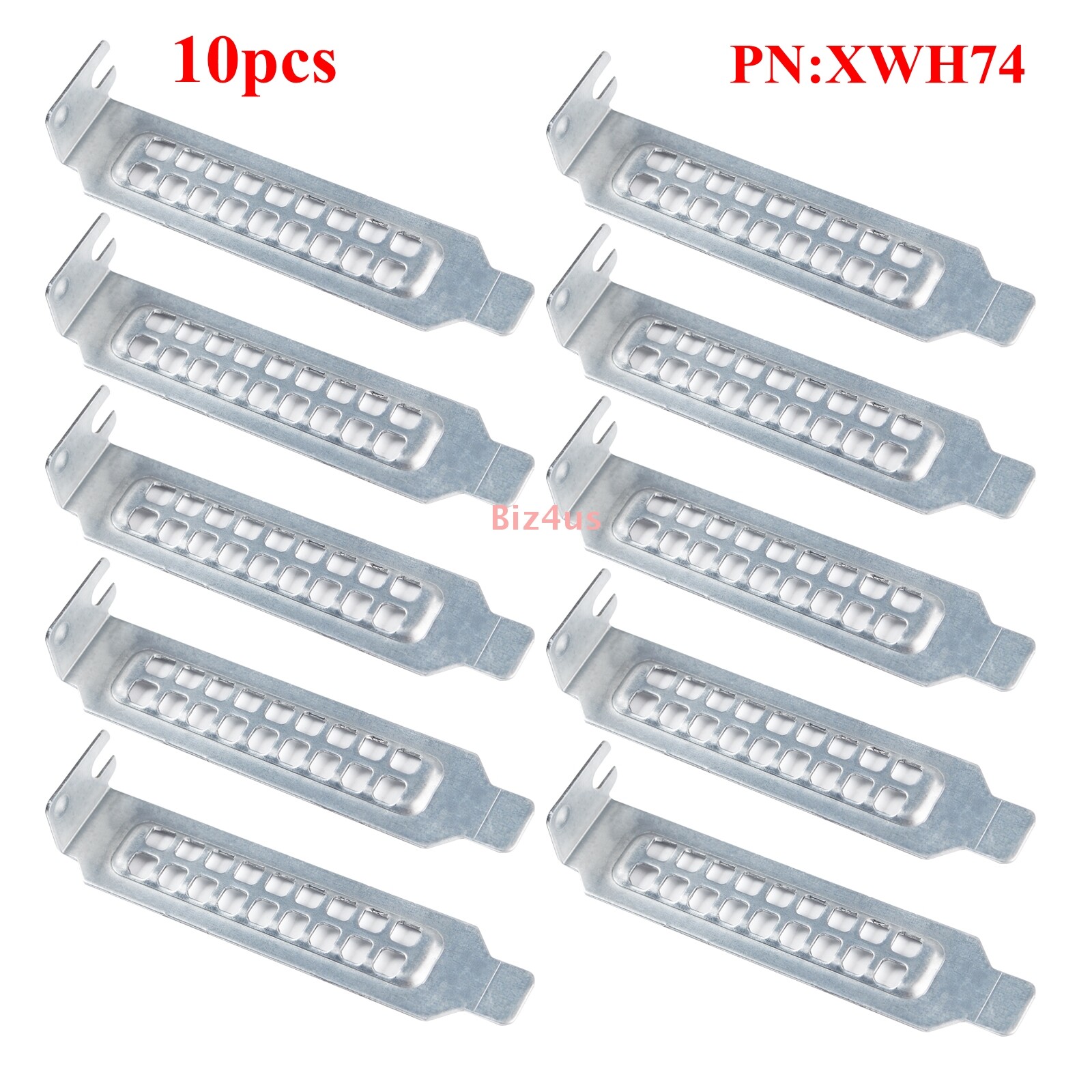10pcs of XWH74 low profile PCI blank slot cover for Dell R540 R640 R740XD R840