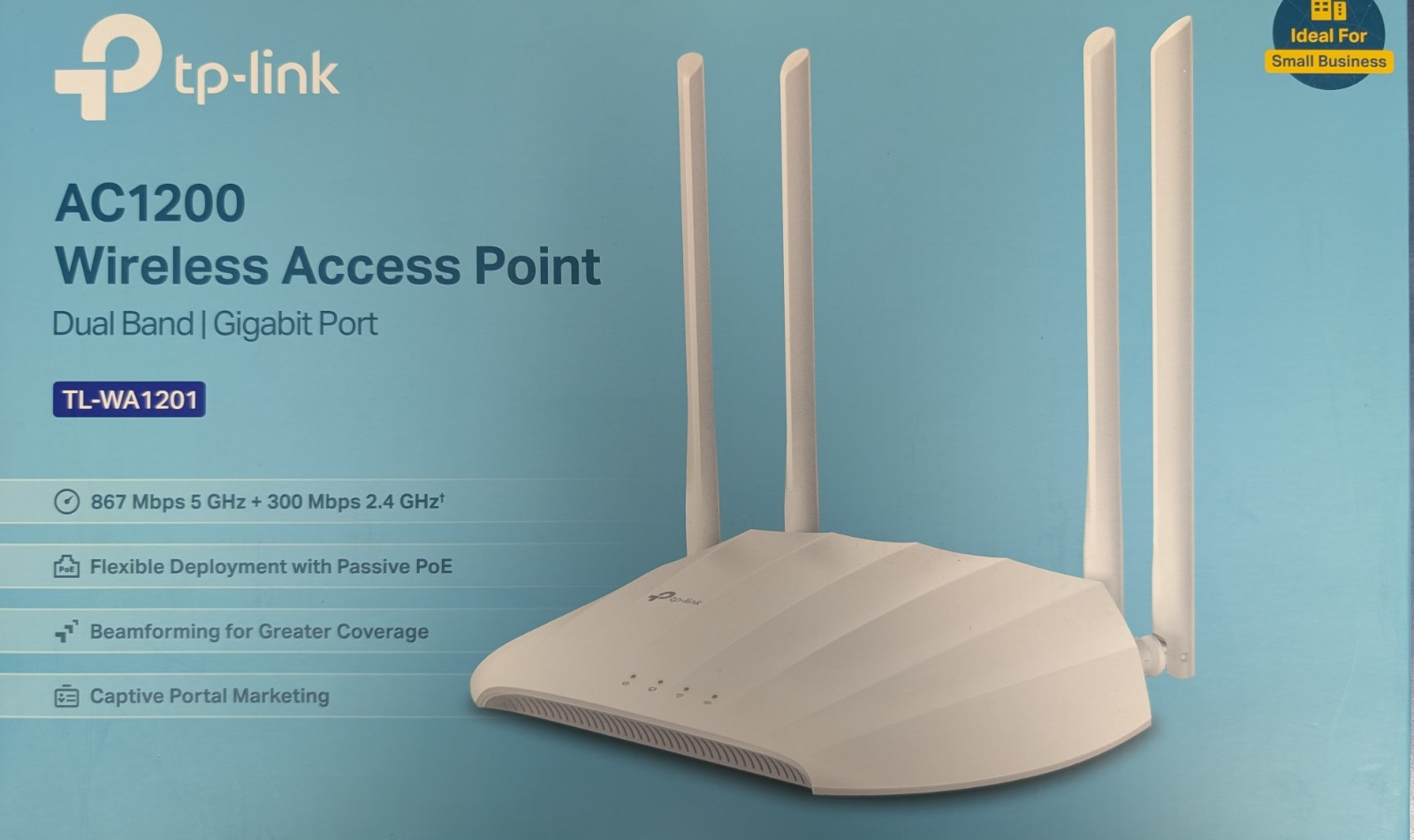 TP-Link AC1200 Wireless Gigabit Access Point Desktop Wi-Fi Bridge MU-MIMO & Beam