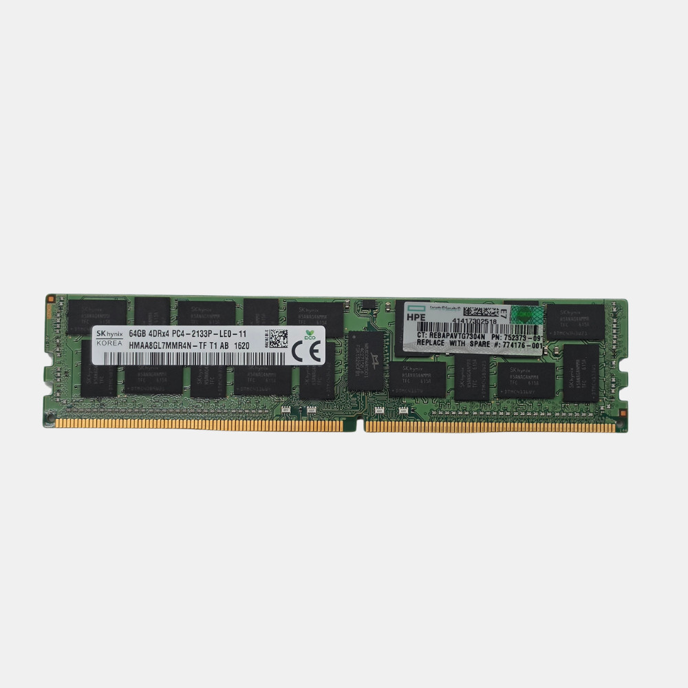 SK Hynix 64GB DDR4 2133MHz ECC LRDIMM Server RAM HMAA8GL7MMR4N-TF PC4-17000