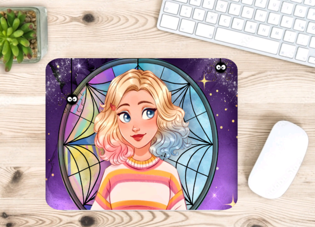 Enid Mousepad Wednesday Addams friend