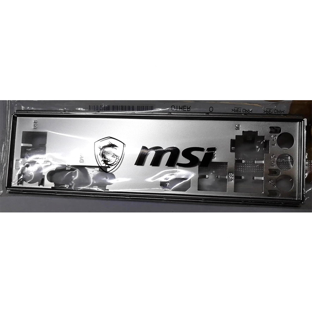 For MSI B460M-A PRO/ B460M BOMBER Motherboard IO I/O Shield Backplate