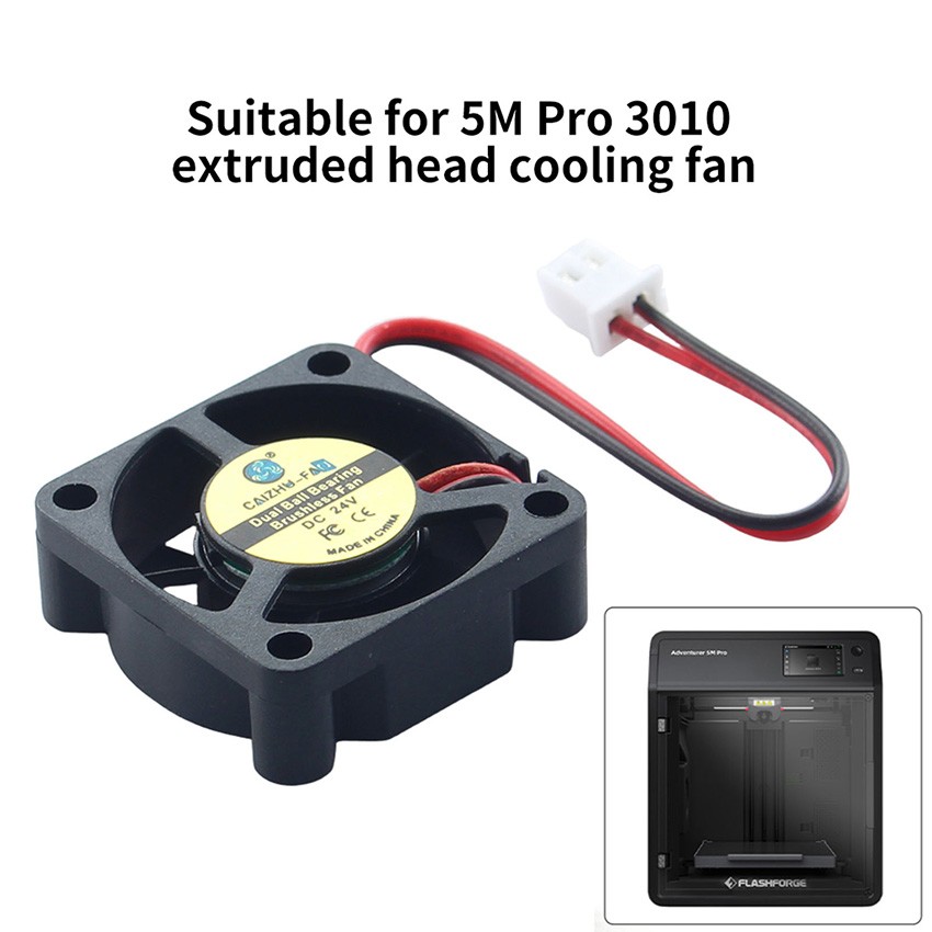 24V Extrusion Head Cooling Fan High RPM Fan for 5M Pro 3010 3D Printer Part