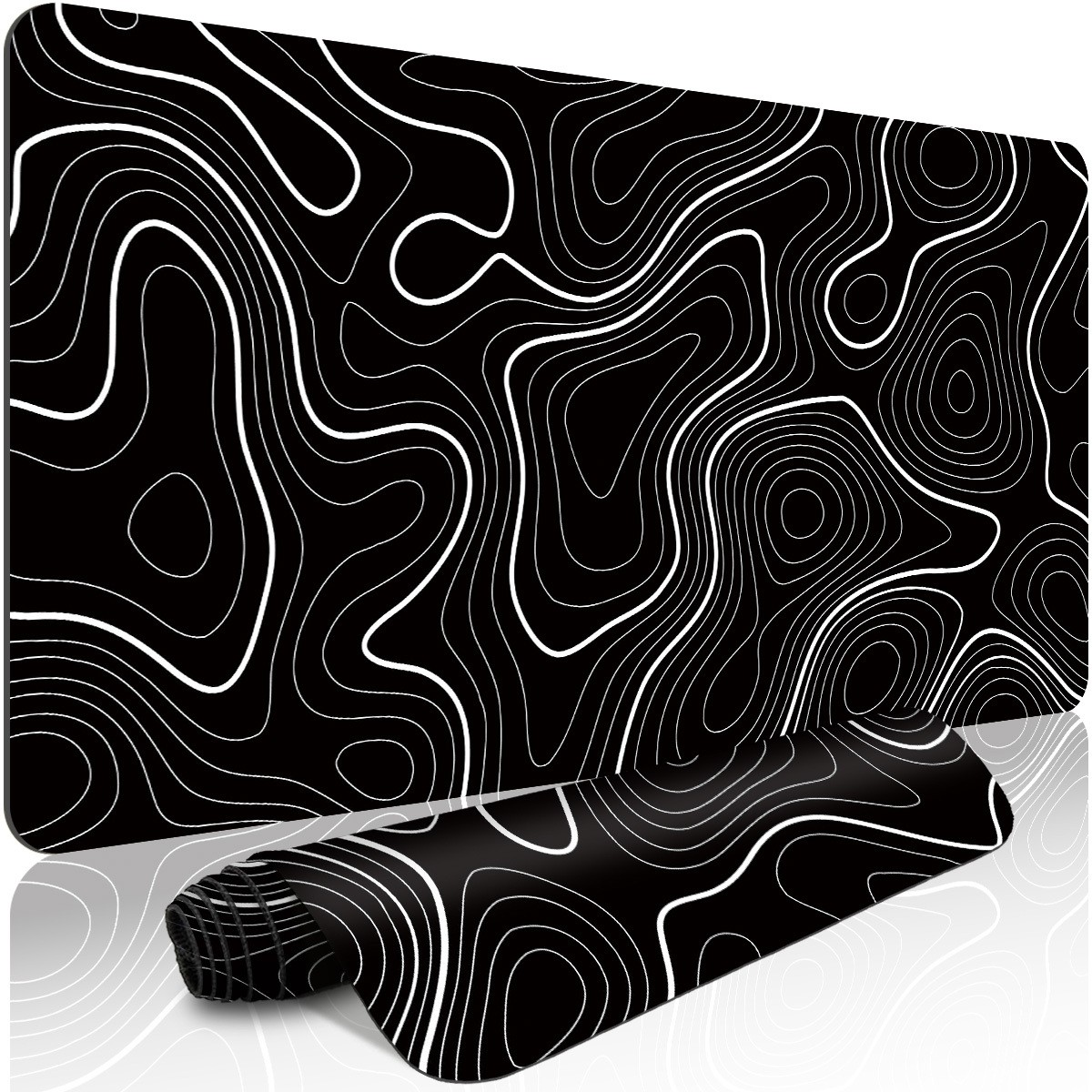 1pc Extended Gaming Mouse Pad and Computer Desktop Keyboard Pad- Simple and Sm