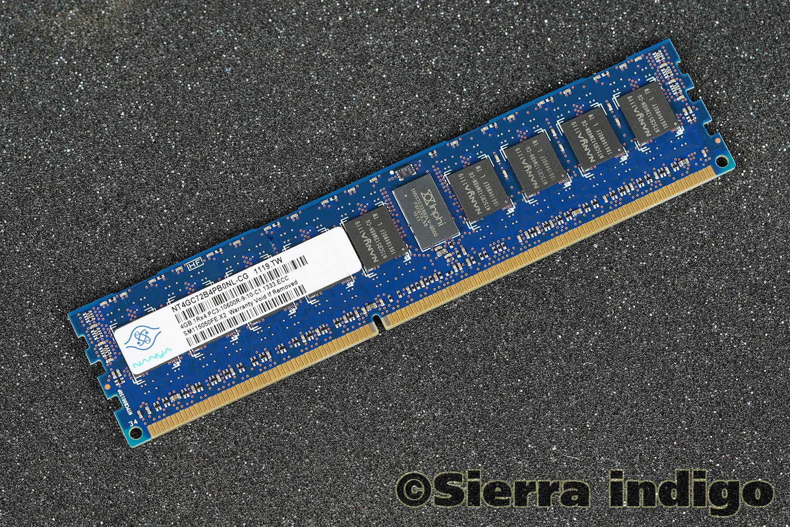 NT4GC72B4PB0NL-CG Nanya 4GB PC3-10600R-9-10-C1 Server Memory RAM