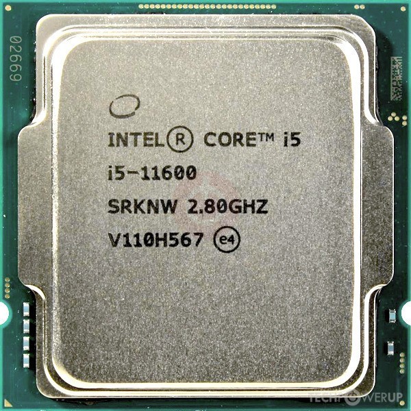 Intel Core i5 11600 4.8GHZ 6-Core / 12-Thread LGA1200 Processor CPU