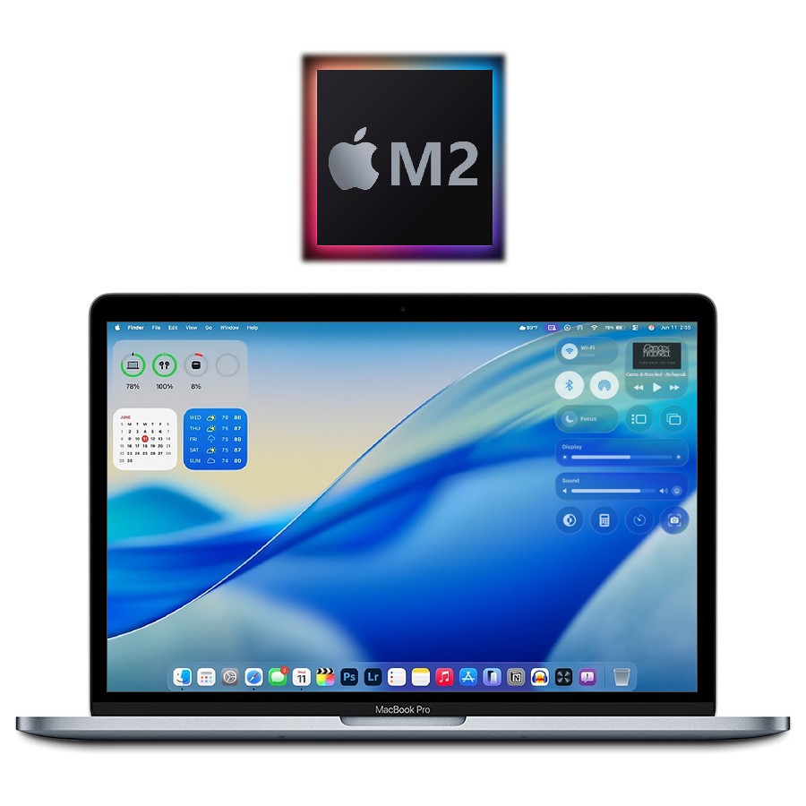 2022 Apple M2 MacBook Pro 13.3" 3.49GHz/16GB/256GB SSD (Silver) - A2338