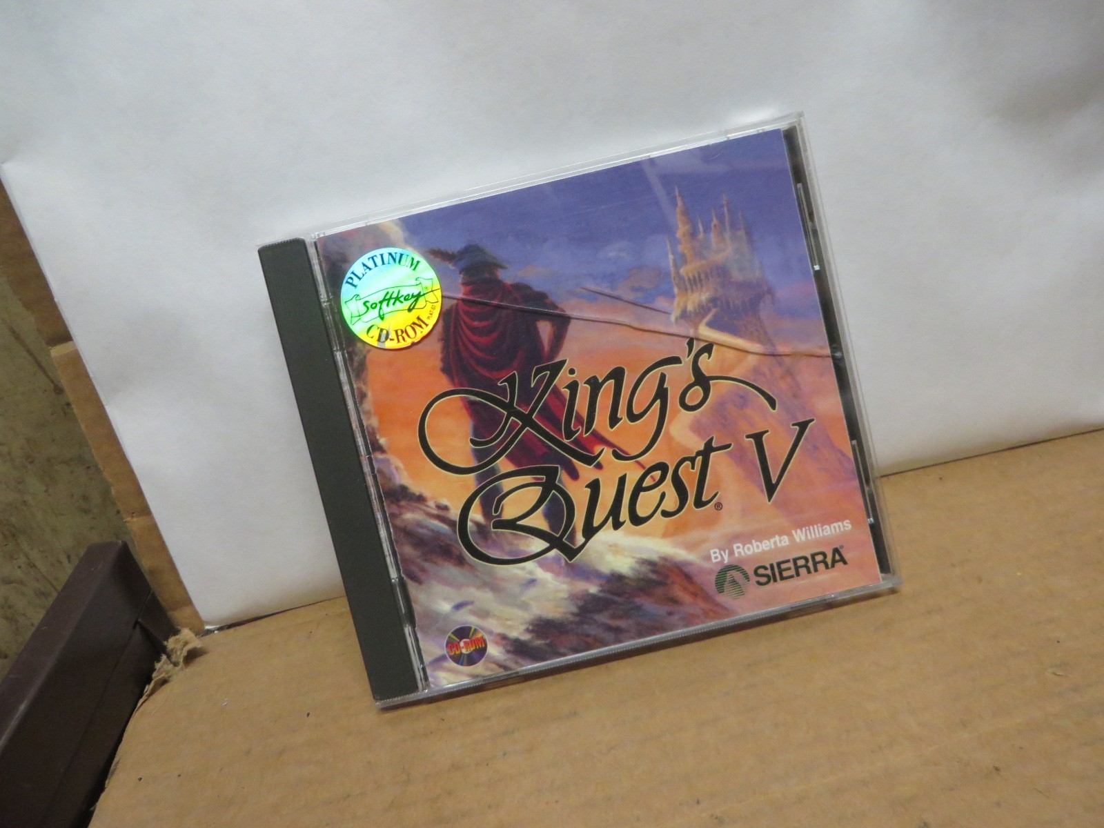 CD ROM VINTAGE 1990's PC SOFTWARE " KINGS QUEST V " adventure game