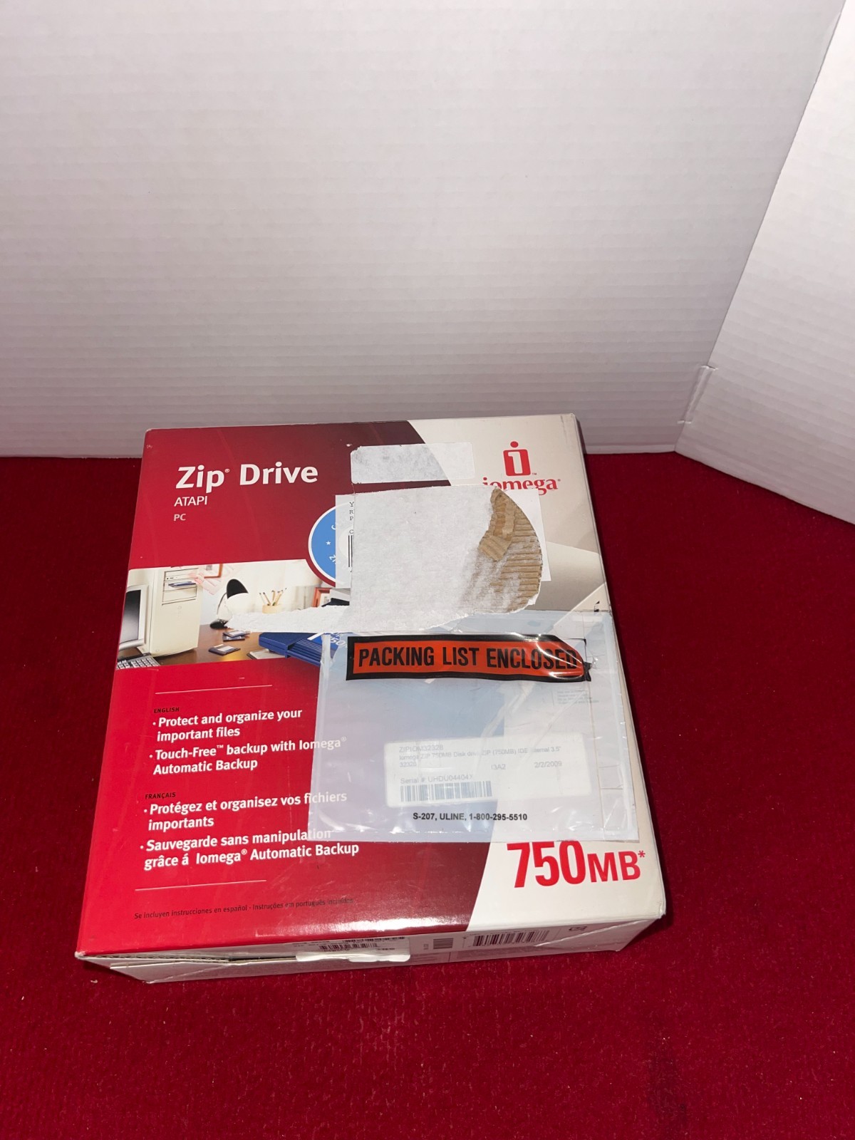 IOMEGA Z750ATAPI 750MB Zip IDE G1N