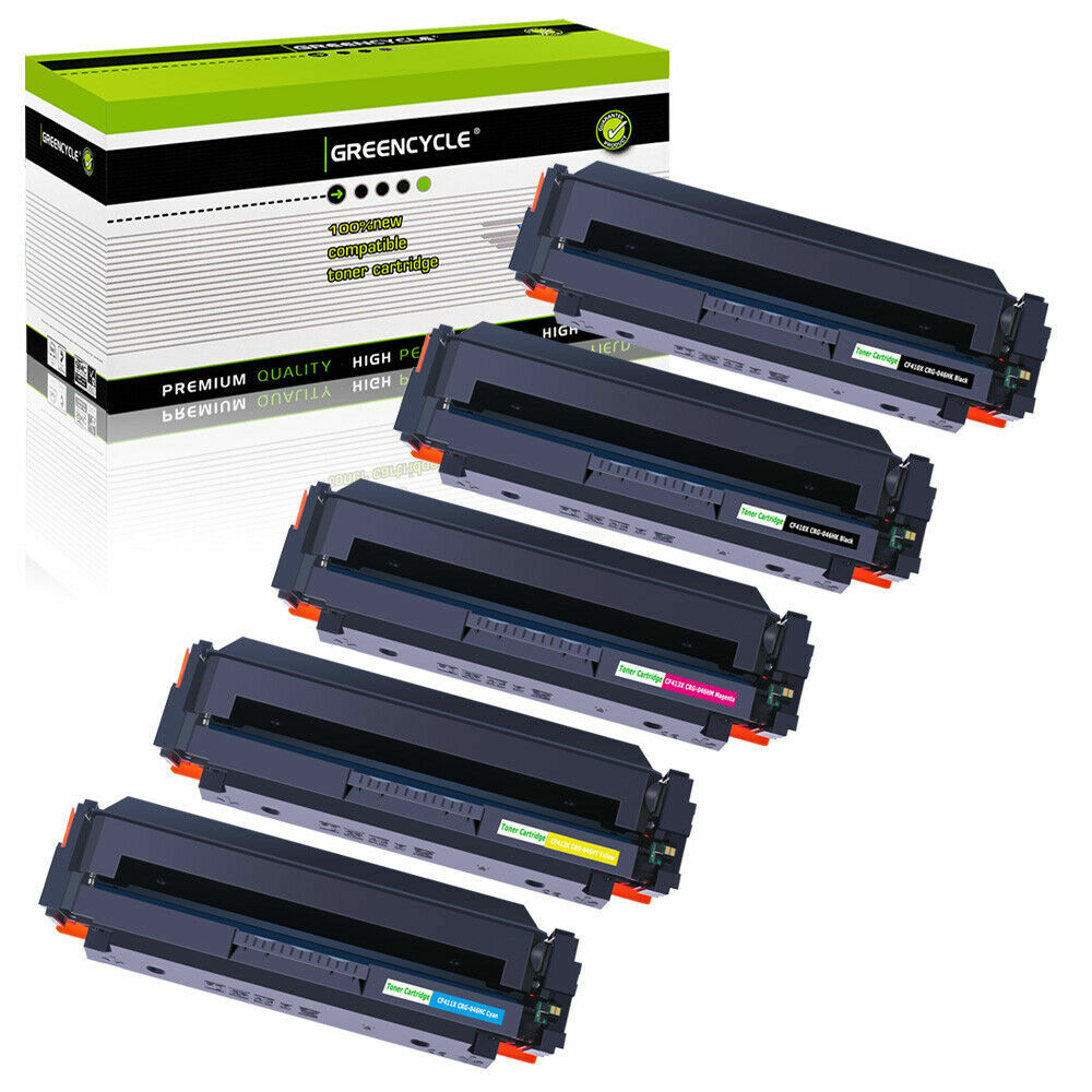 5PK CF410X 411X 412x 413X Color Toner Set Fit for HP M452dn MFP M477fdn M377dw